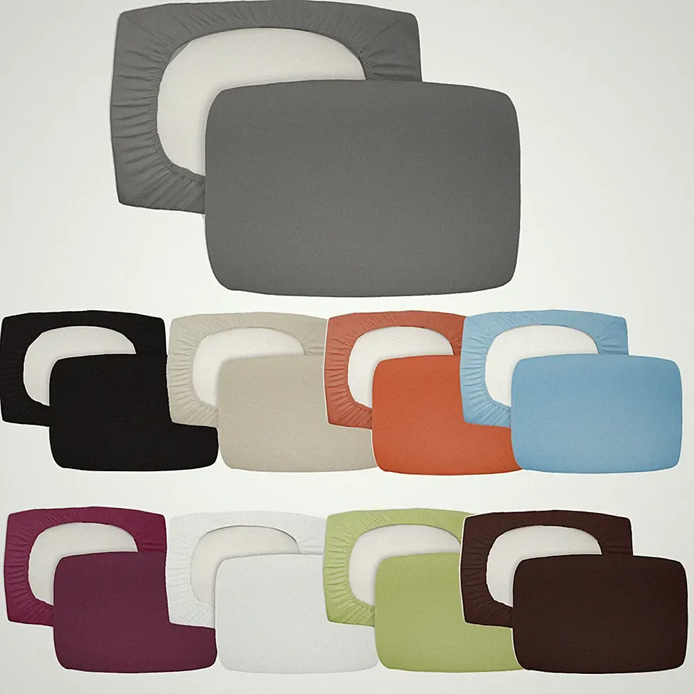 2er Set Bezug Spannbezug Bezug für Orthopädisches Nackenkissen Baumwolle 40x60cm