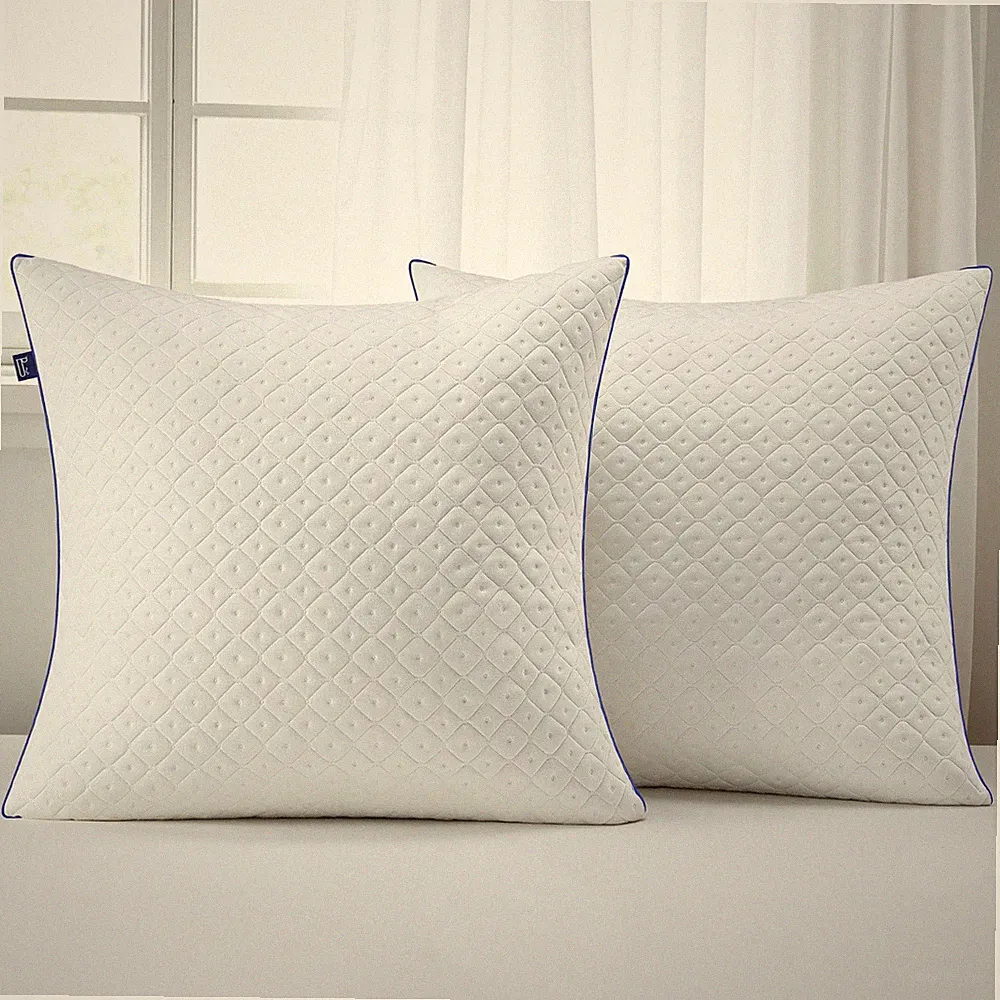 2er Set Kopfkissen 80x80 40x80cm Hotel Kissen Microfaser mit Mit Reißverschluss