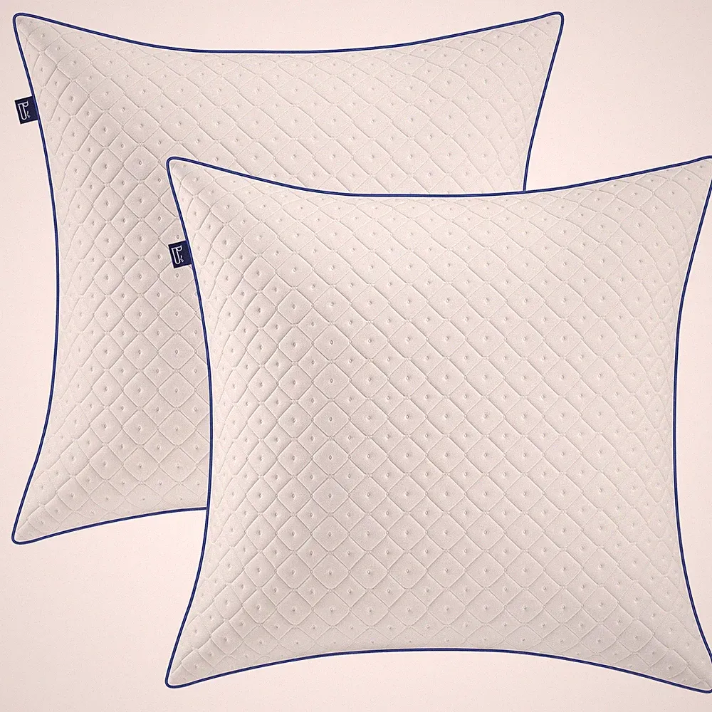 2er Set Microfaser Kopfkissen Hotel Kissen 80x80CM Allergikergeeignet