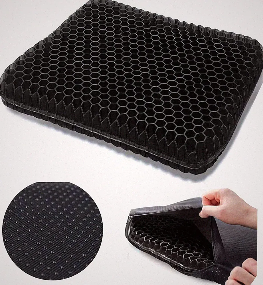 43*35*3cm Gel Orthopädisches Sitzkissen Druckentlastungskissen Steißbeinkissen