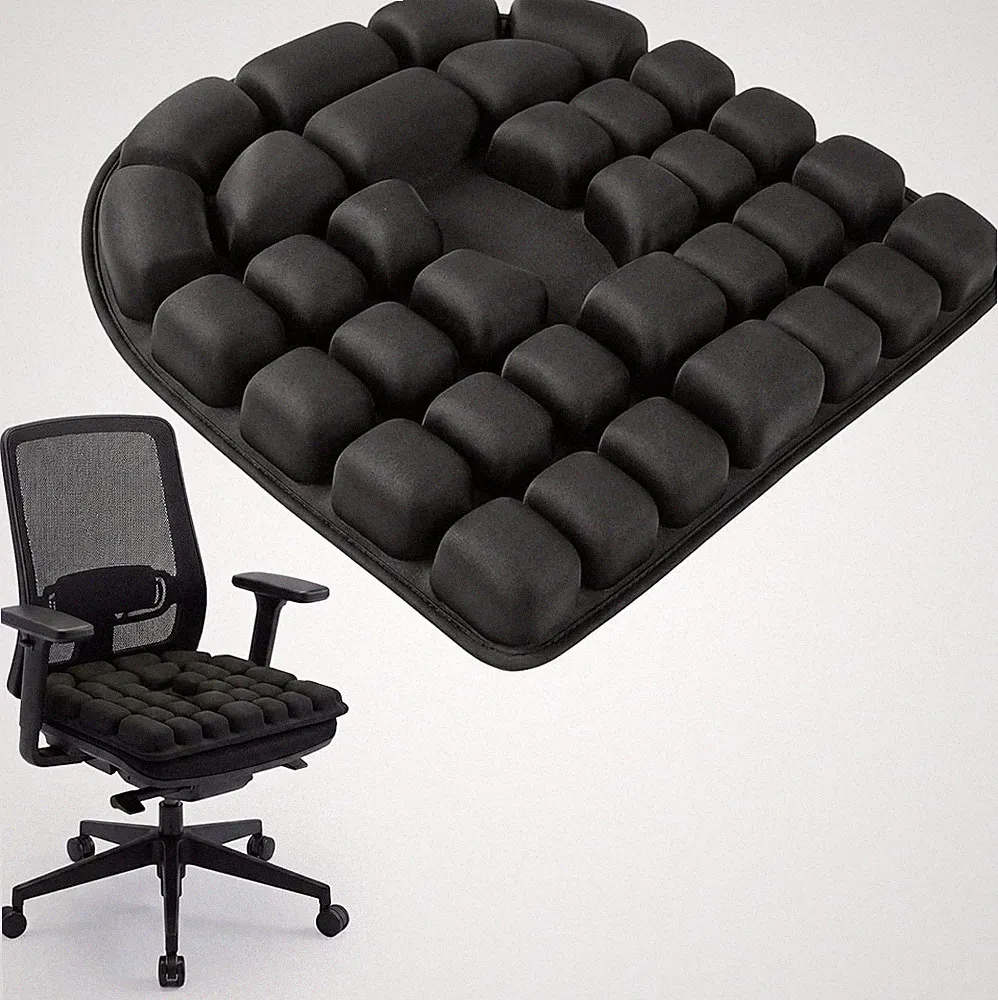 45x40cm Antidekubitus Sitzkissen, Orthopädisches Ergonomisches Aufblasbares