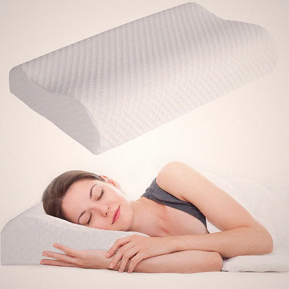 60X35cm Kopfkissen Nackenstützkissen Orthopädisches Nackenkissen Memory Foam