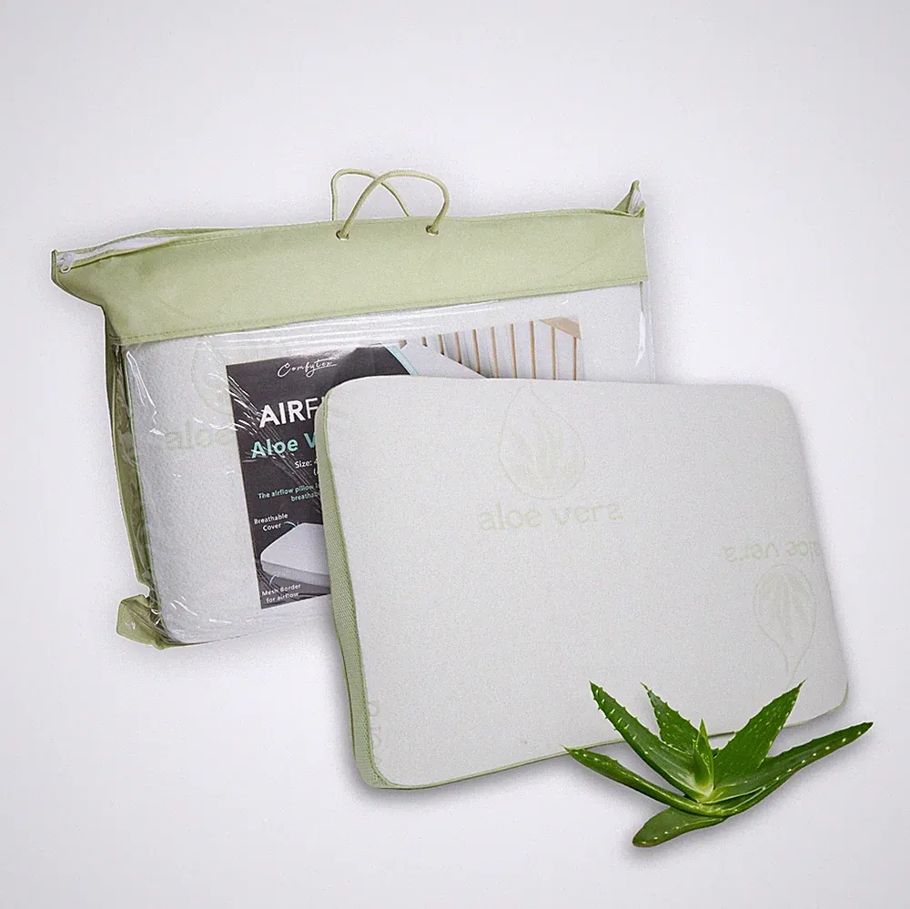 ALOE VERA INFUNDIERTES MEMORY-SCHAUM LUFTSTROMKISSEN ORTHOPÄDISCHE FORMEN KOPF NACKEN WIRBELSÄULE
