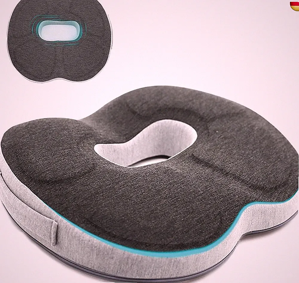 Anti-Dekubitus Sitzkissen – Orthopädisches Donut-Kissen, wirksam bei Hä