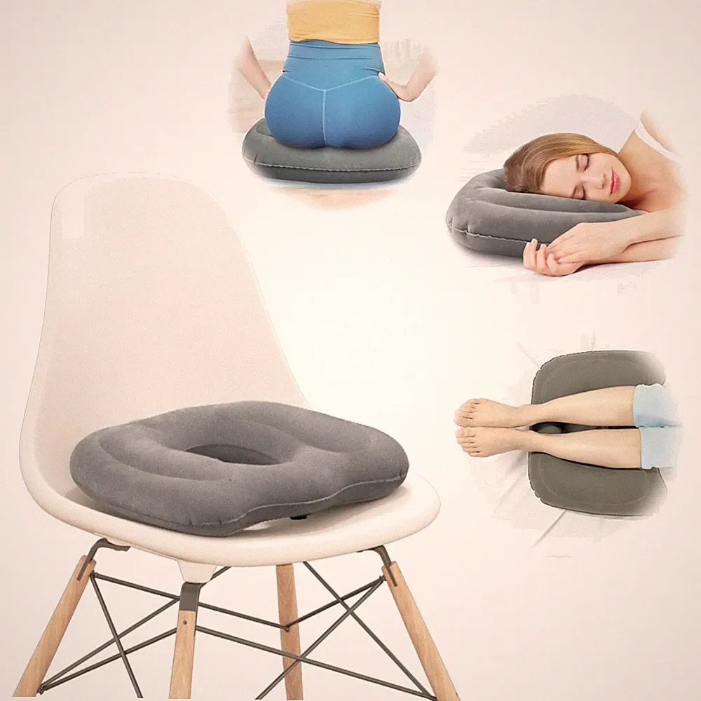 Aufblasbares Donut Sitzkissen, Orthopädisches Sitzkissen mit Höhenverstellung...
