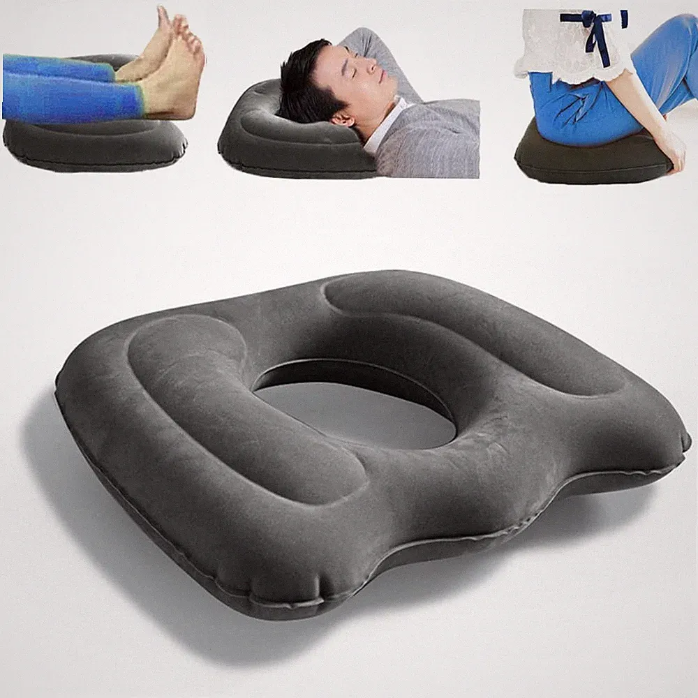 Aufblasbares Orthopädisch Kissen Hämorrhoiden Sitzkissen Aufblasbar Pillow DE