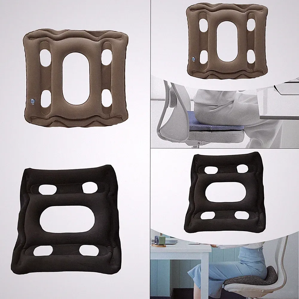 Aufblasbares orthopädisches Hämorrhoidenkissen, ergonomische Unterstützung für