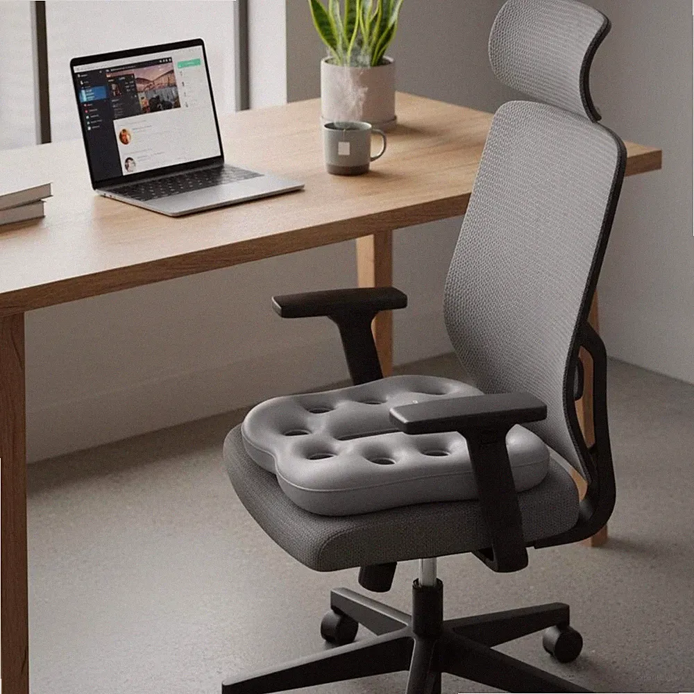 Aufblasbares Sitzkissen Atmungsaktiv Ergonomisches Kissen Orthopädisches Kissen für
