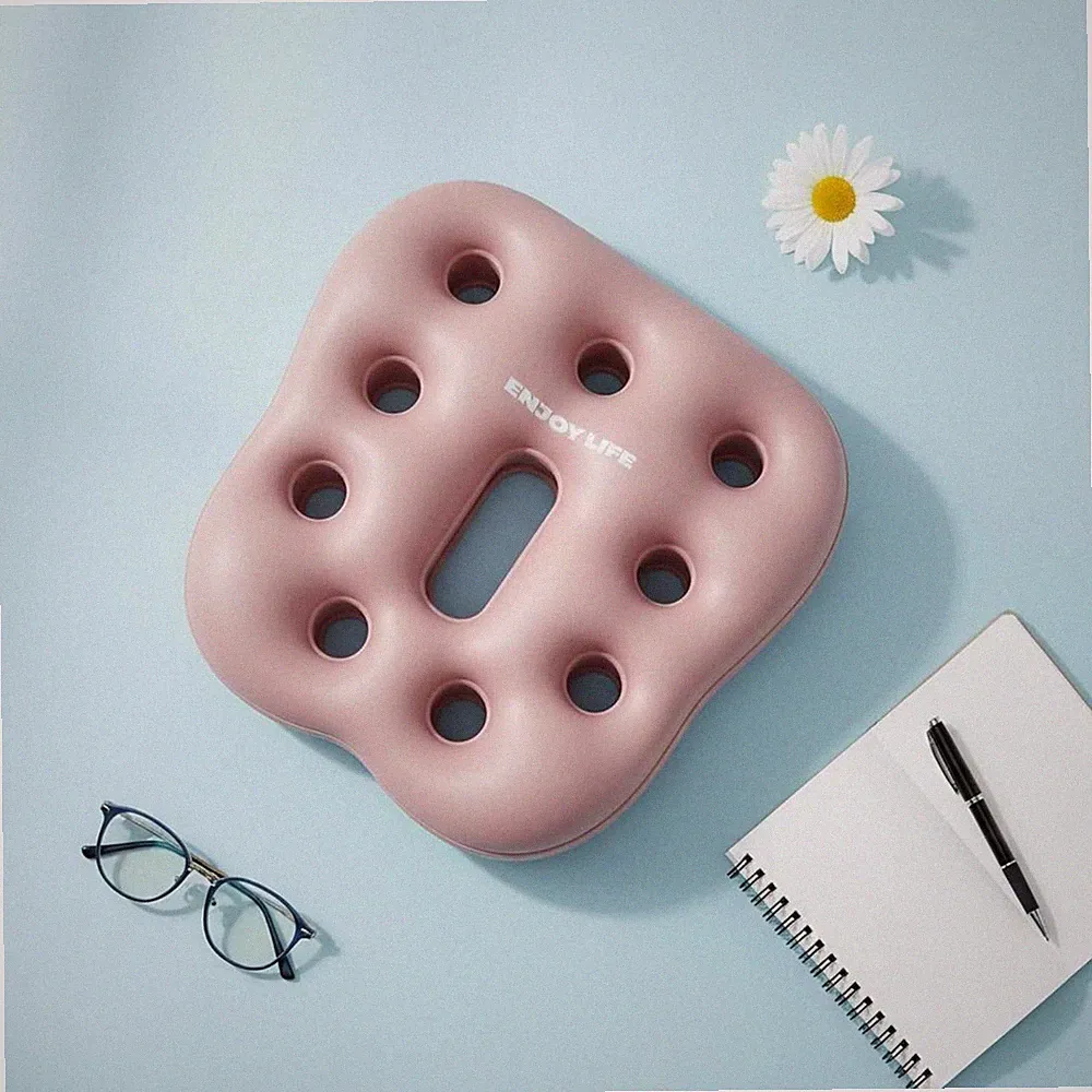 Aufblasbares Sitzkissen, atmungsaktives ergonomisches Kissen, orthopädisches