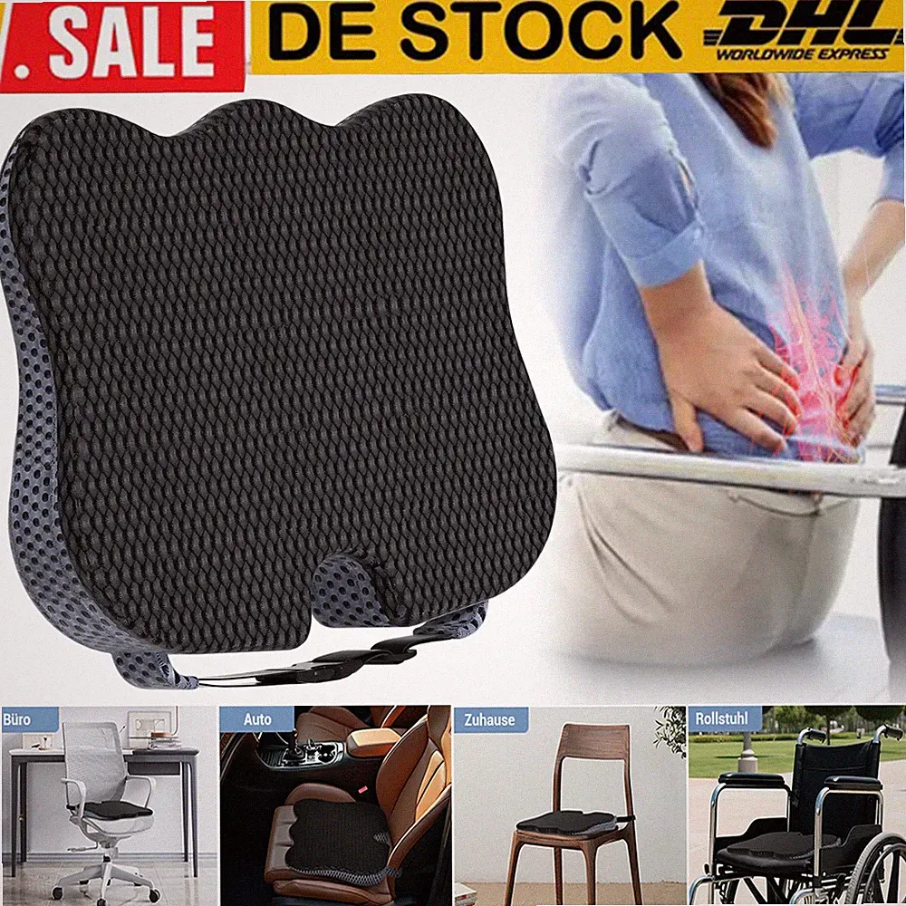 Auto Keilkissen Sitzkeilkissen Sitzerhöhung Keilkissen Orthopädisches Sitzkissen