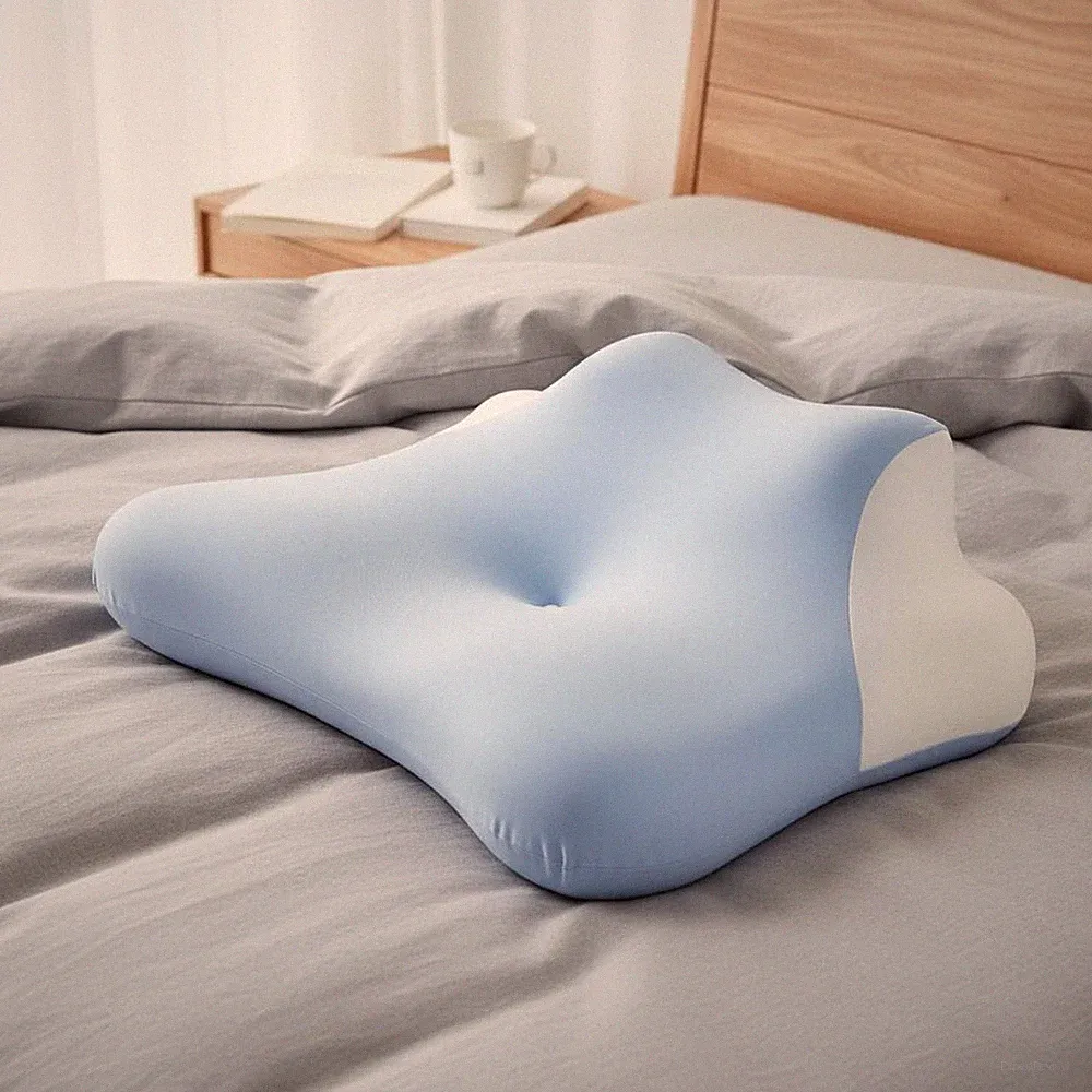 Bauchkissen zum Liegen orthopädisch Nackenstützkissen atmungsaktiv für Bett