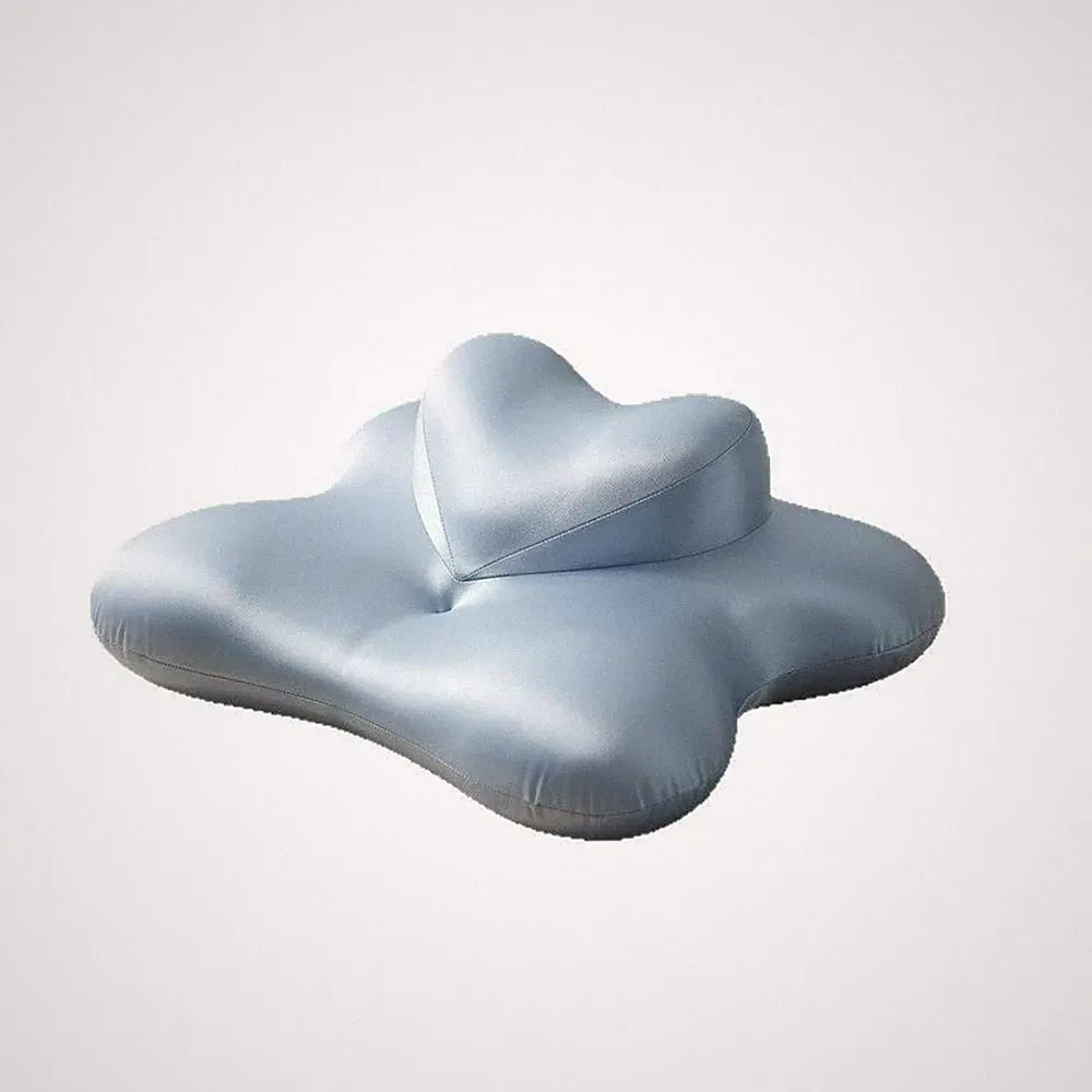 Bauchschläferkissen atmungsaktiv Kissen in Herzform orthopädisch für Sofa
