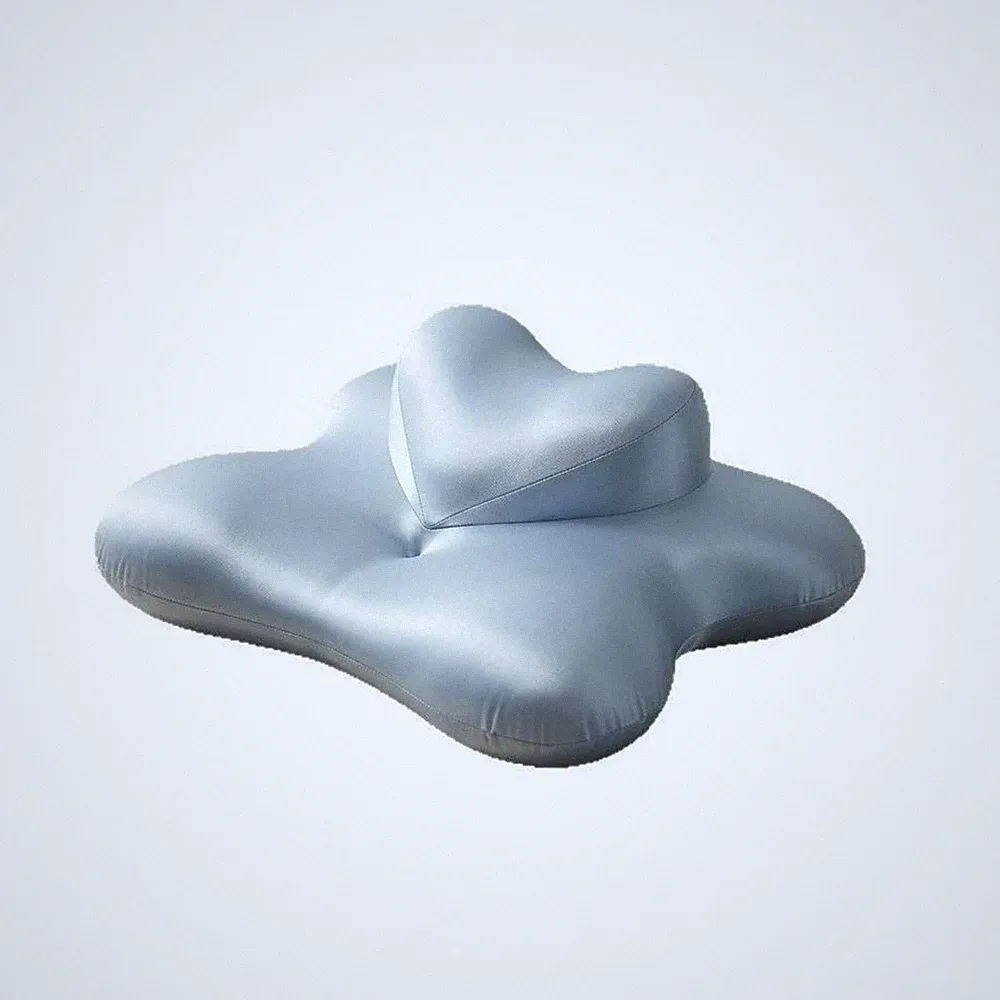 Bauchschläferkissen Bequem Memory-Foam-Kissen Orthopädisch für Bauchschläfer