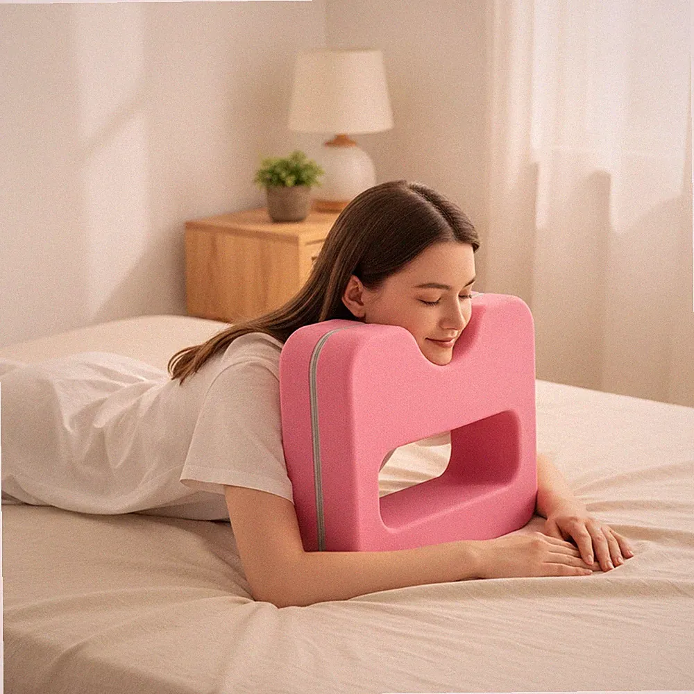 Bauchschläferkissen mit Aussparung ergonomisch Brustkissen orthopädisch für
