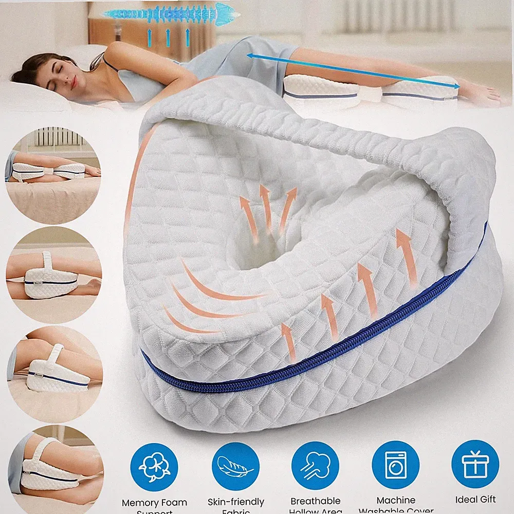 Beinkissen Kniekissen Seitenschläferkissen Ideal Orthopädisch für Rückenschläfer