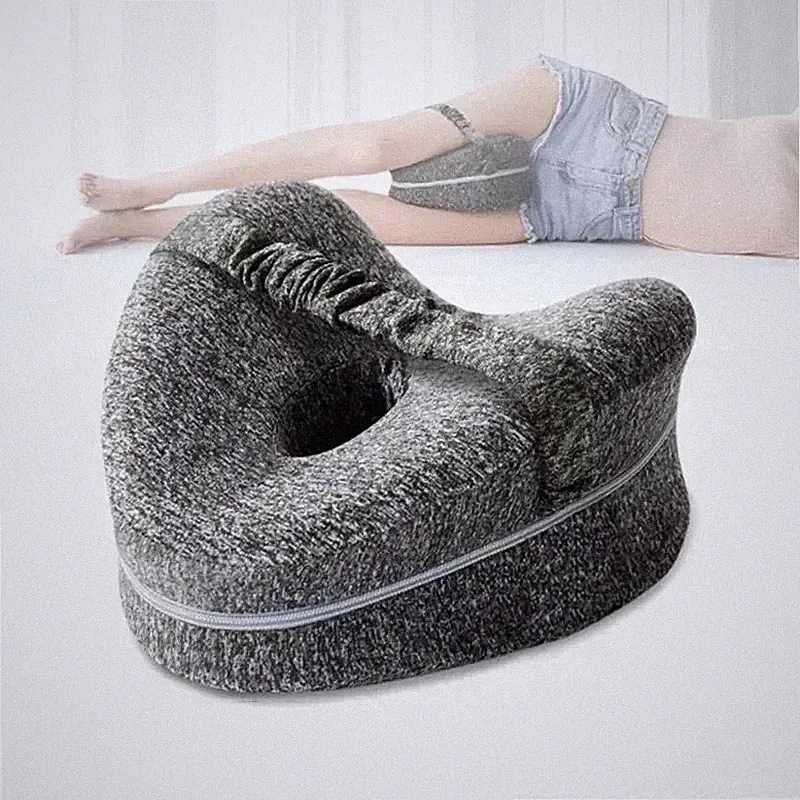Beinkissen Memory-Baumwolle Herzform Orthopädisch Rücken Hüfte