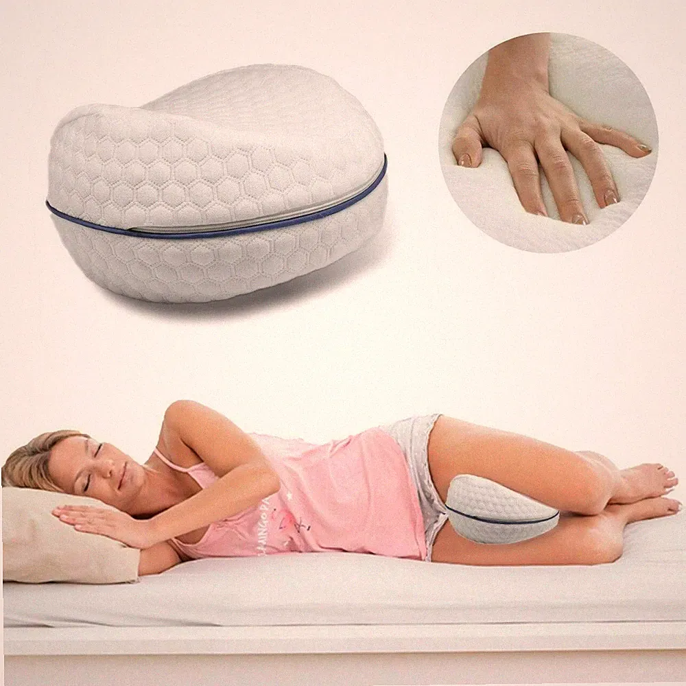 BEINKISSEN MEMORY FOAM ORTHOPÄDISCHE STÜTZE KNIE RÜCKEN WASCHBAR