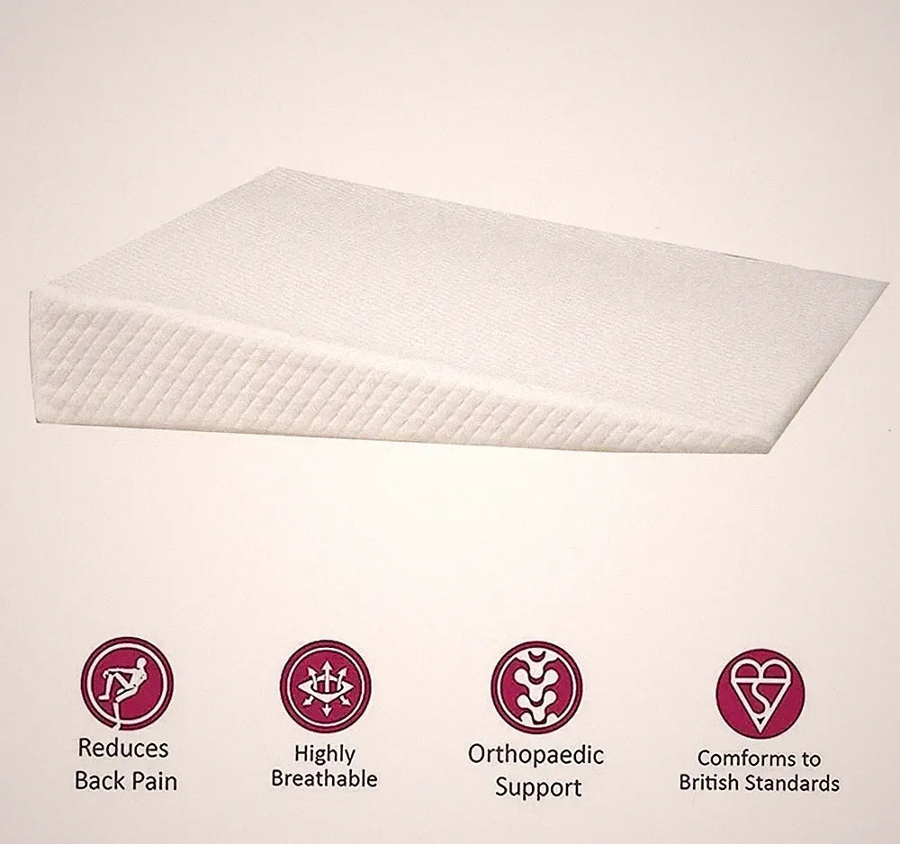 Bettkeil erhöhtes Kissen Orthopädische Säure Re-Flux Memory Foam Rücken Nackenstütze