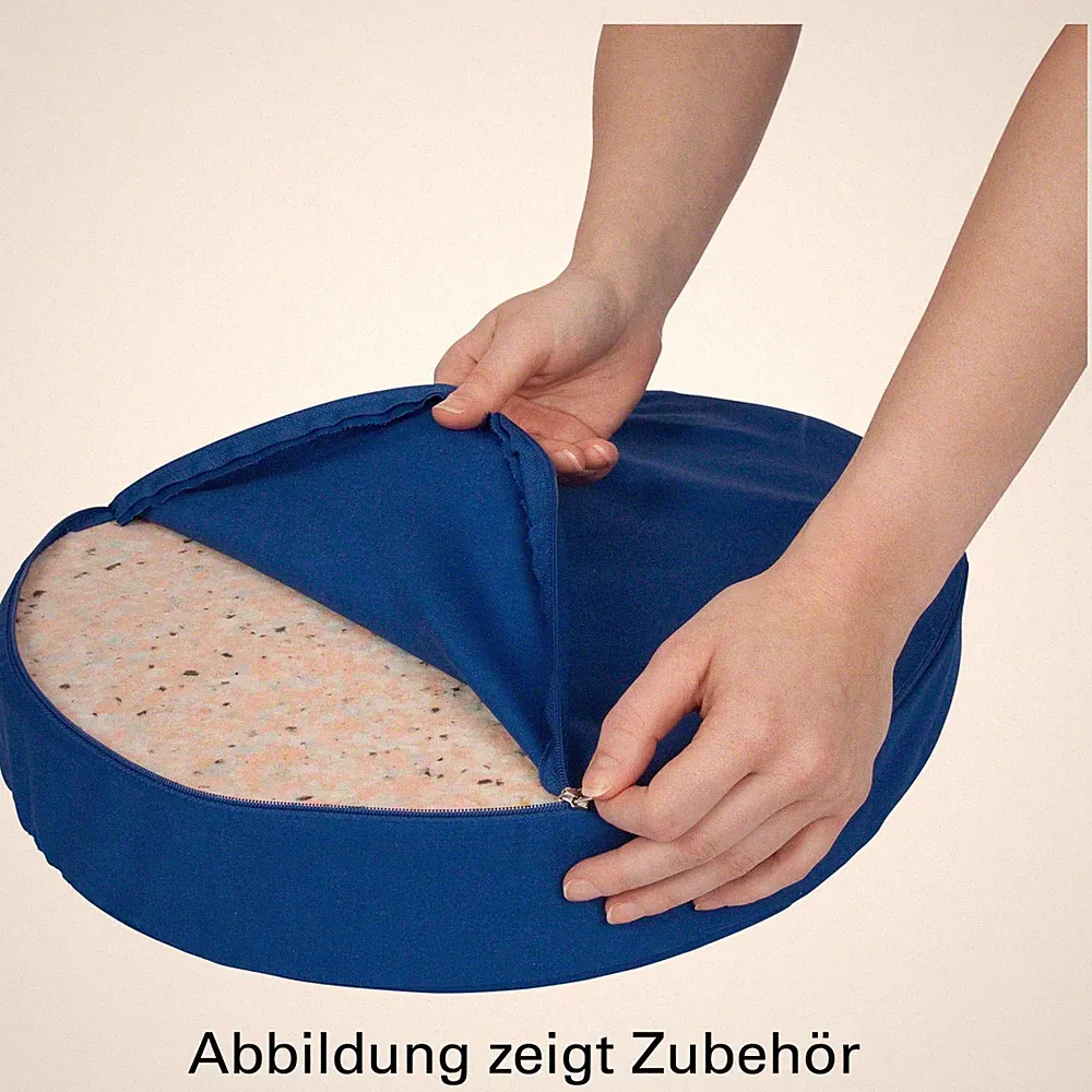 Bezug aus Baumwolle für Sitzkissen Orthopädisch Sitzkeil Keilkissen, 38 cm