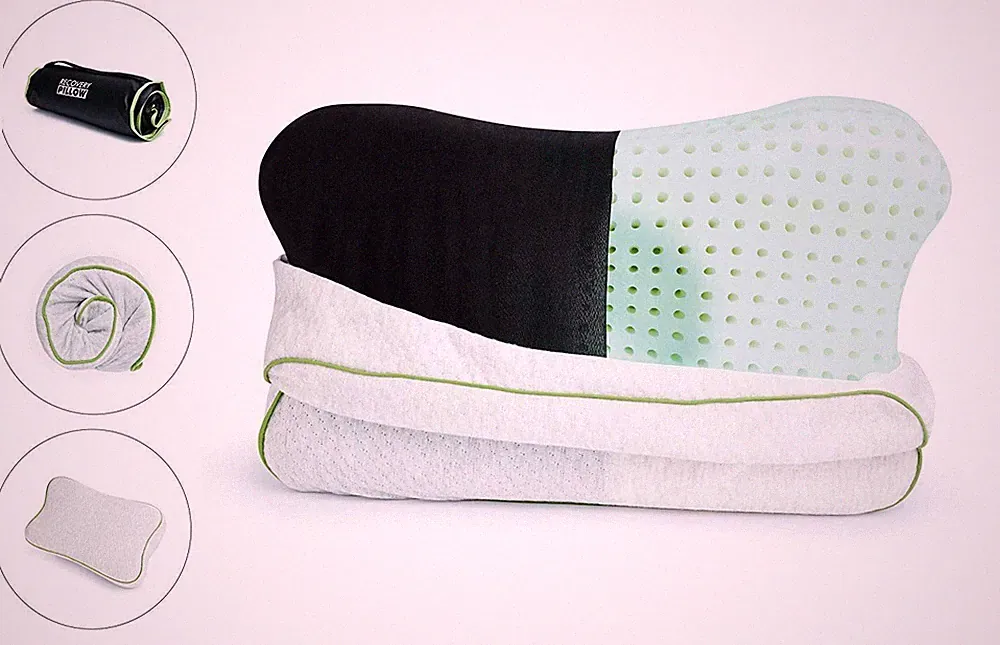 BLACKROLL RECOVERY PILLOW orthopädisches Reisekissen Kopfkissen Schlafkissen