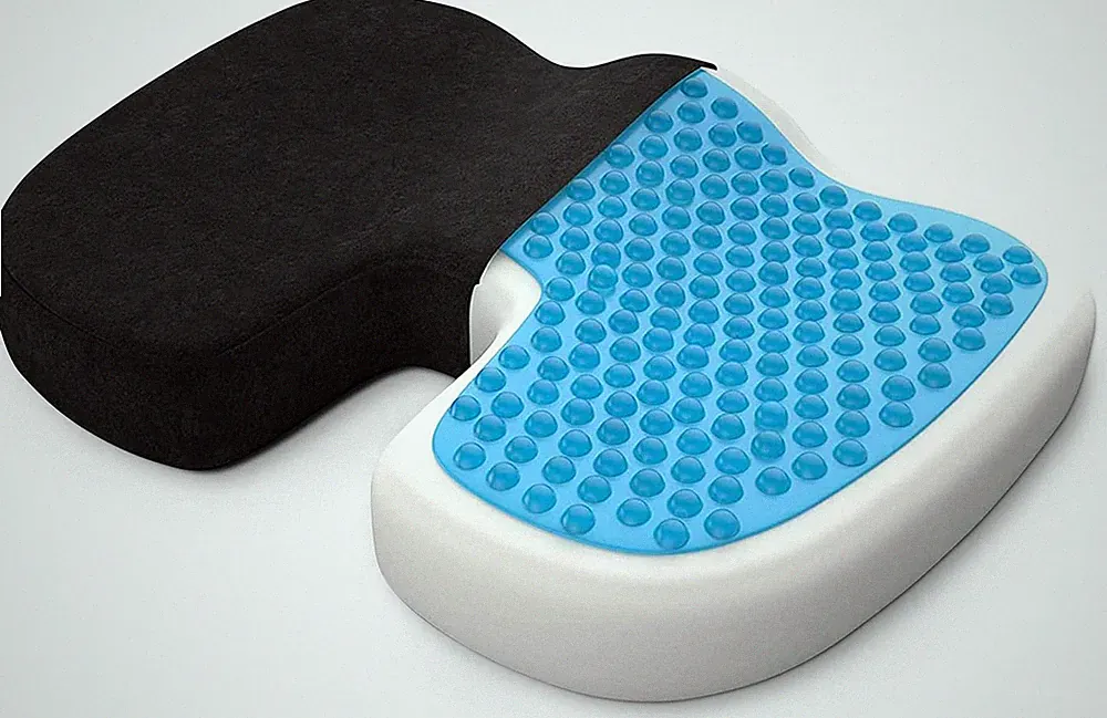 Bonmedico Sitzkissen Orthopädisch - Memory Foam Gel Steißbeinkissen - Ergonomisc