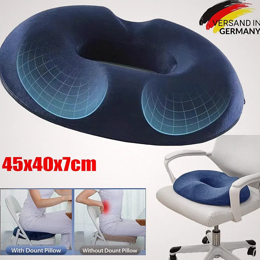 Comfort Orthopädischer Anti Dekubitus Sitzring Hämorrhoiden Sitzkissen Kissen