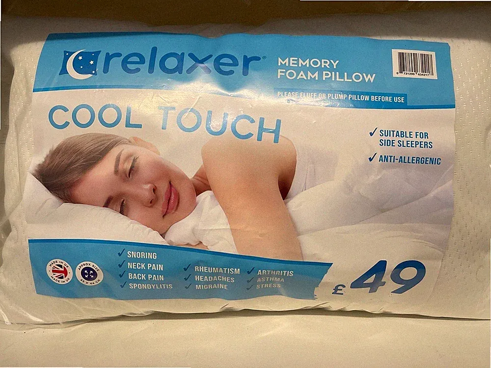 Cool Touch Memory Foam Kissen Orthopädisch für Nackenschmerzen Rückenstütze CoolPillow