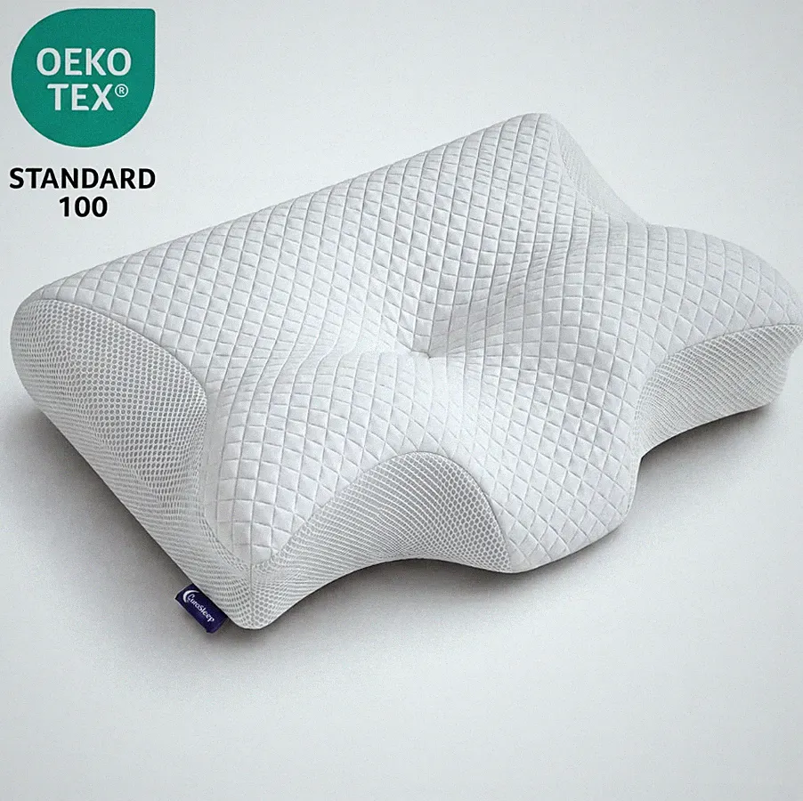 CuroSleep Schlafkissen Orthopädisch Nackenstützkissen Soft Weiß Komfort