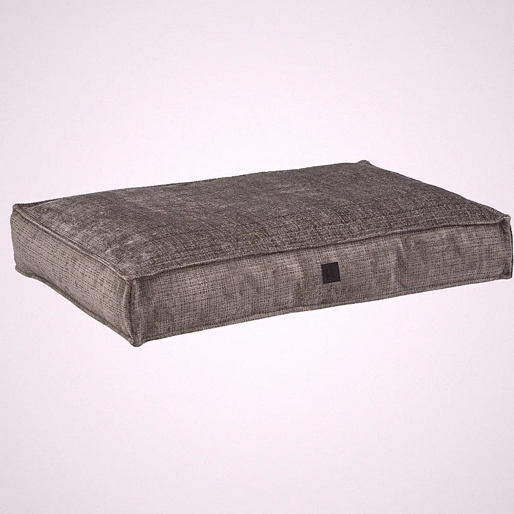 Designed by Lotte Orthopädisches Hundekissen Wave Essence grau mit Memory Foam