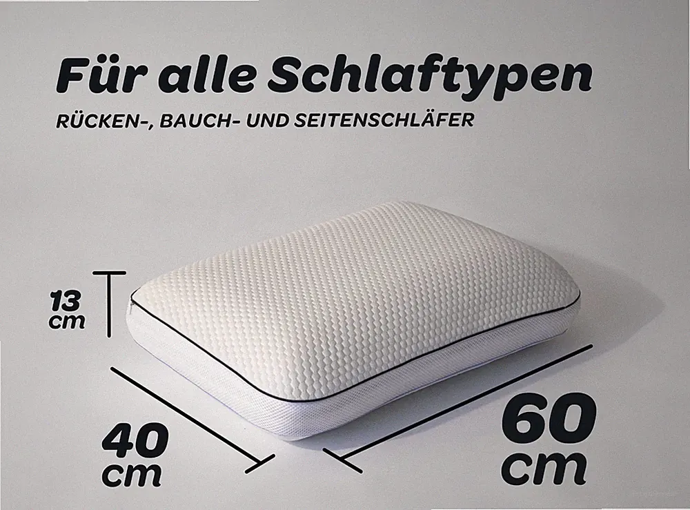 DLP Nackenstützkissen Clima Flex mit kühlender & wärmender Seite 60 x 50 x 15 cm