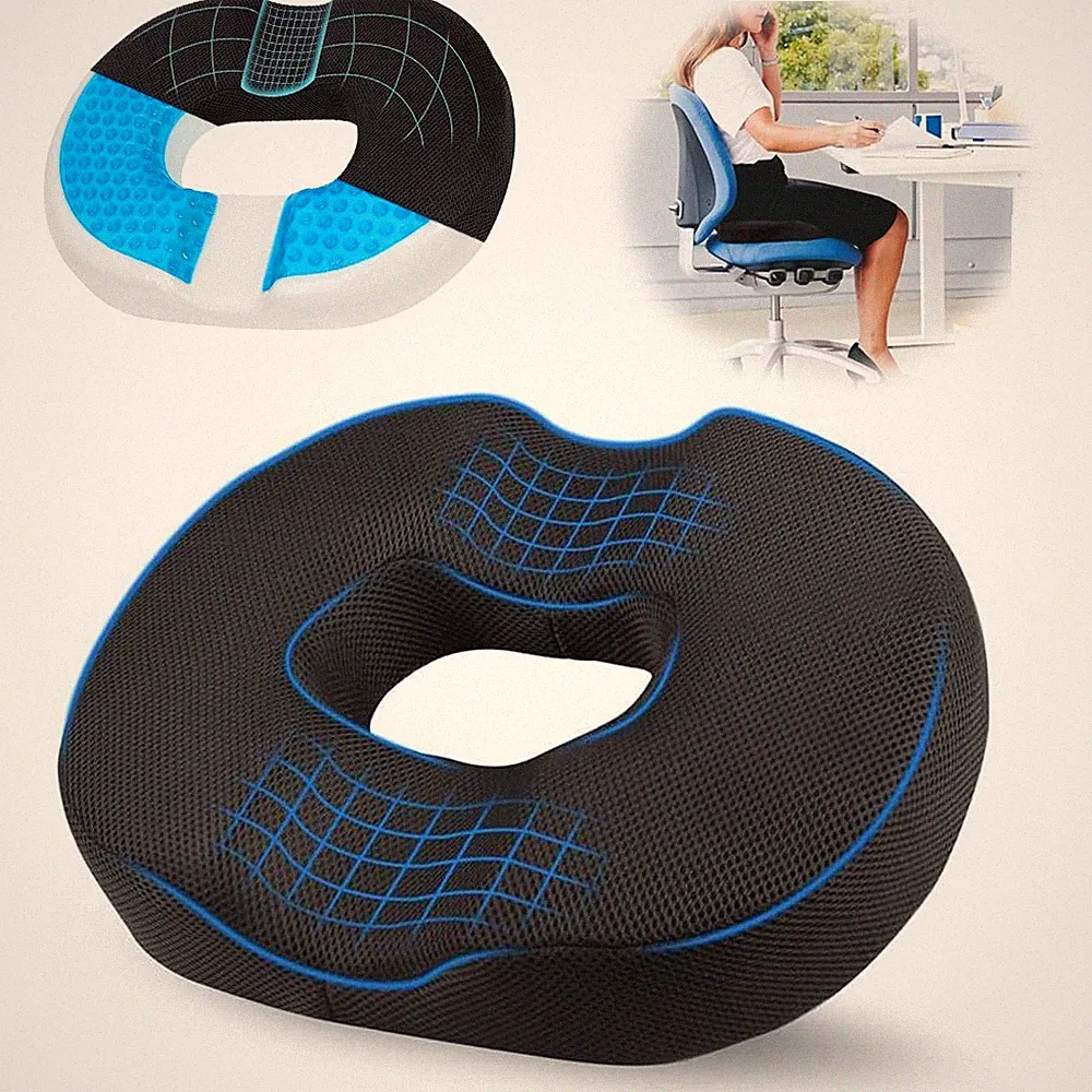 Donut Sitzkissen Orthopädisch Hämorrhoiden Sitzkissen Memory Foam Ringkissen