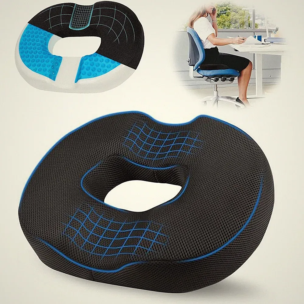 Donut Sitzkissen Orthopädisch Hämorrhoiden Sitzkissen Memory Foam Ringkissen