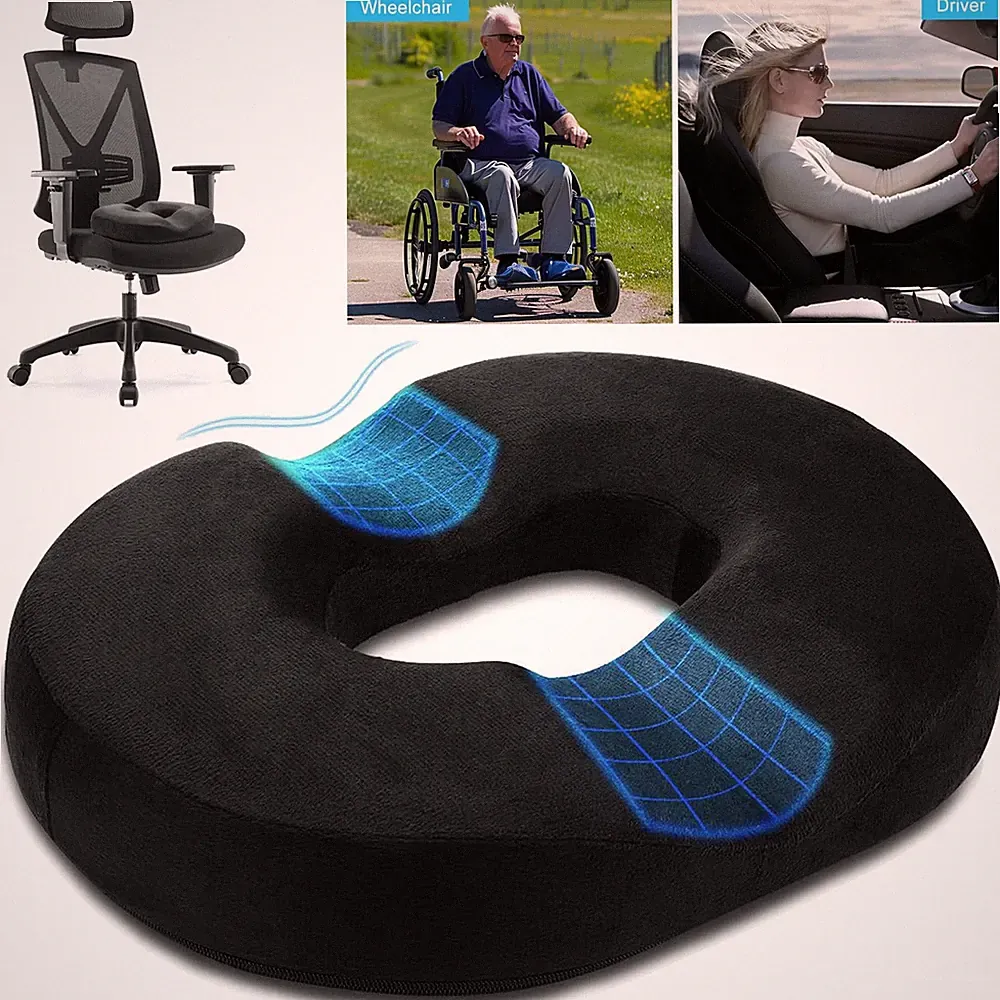 Donut Sitzkissen Orthopädisches Kissen Ergonomische Stuhlauflage für Bürostühle
