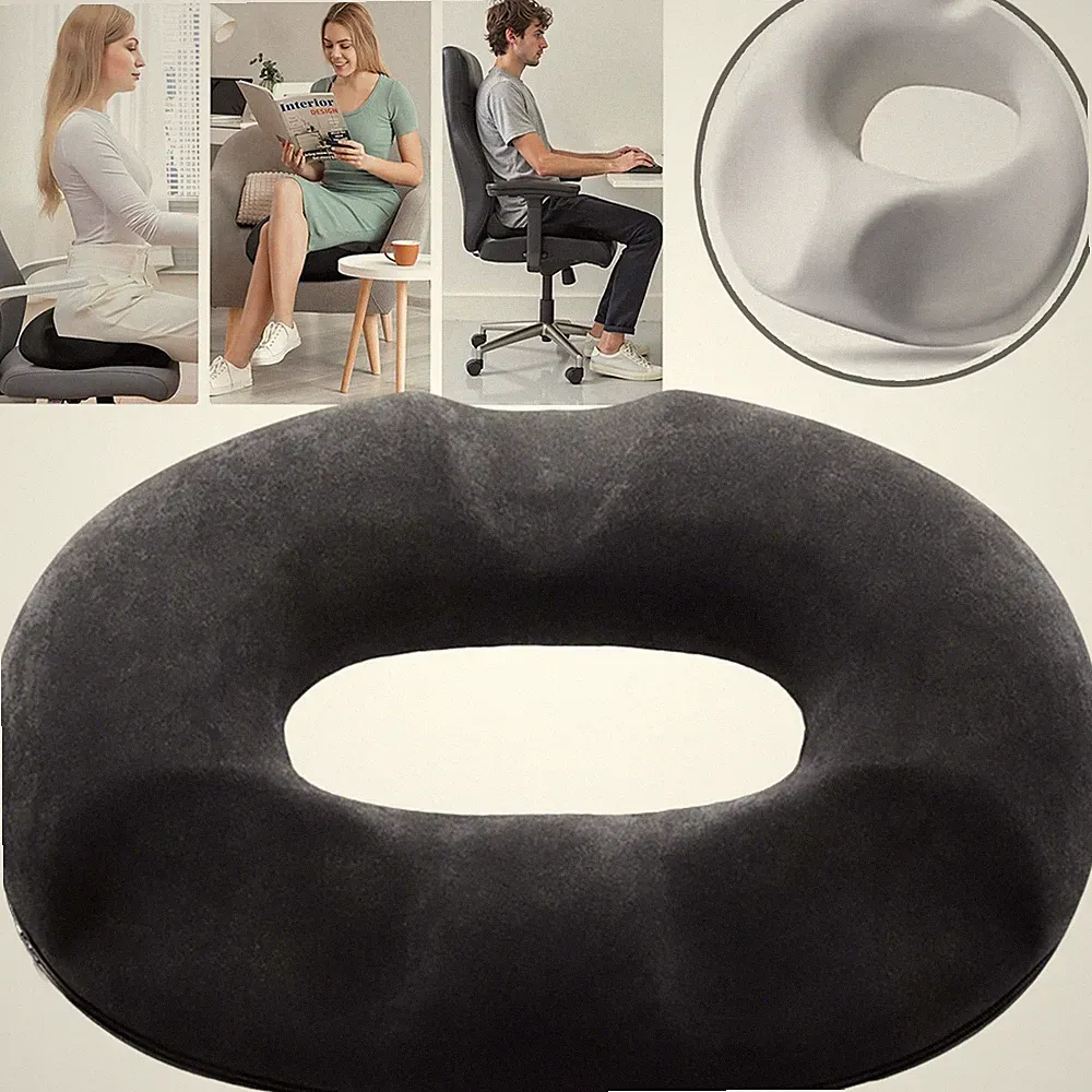 Donut Sitzkissen Orthopädisches Sitzkissen Steißbeinkissen aus Memory Schaum