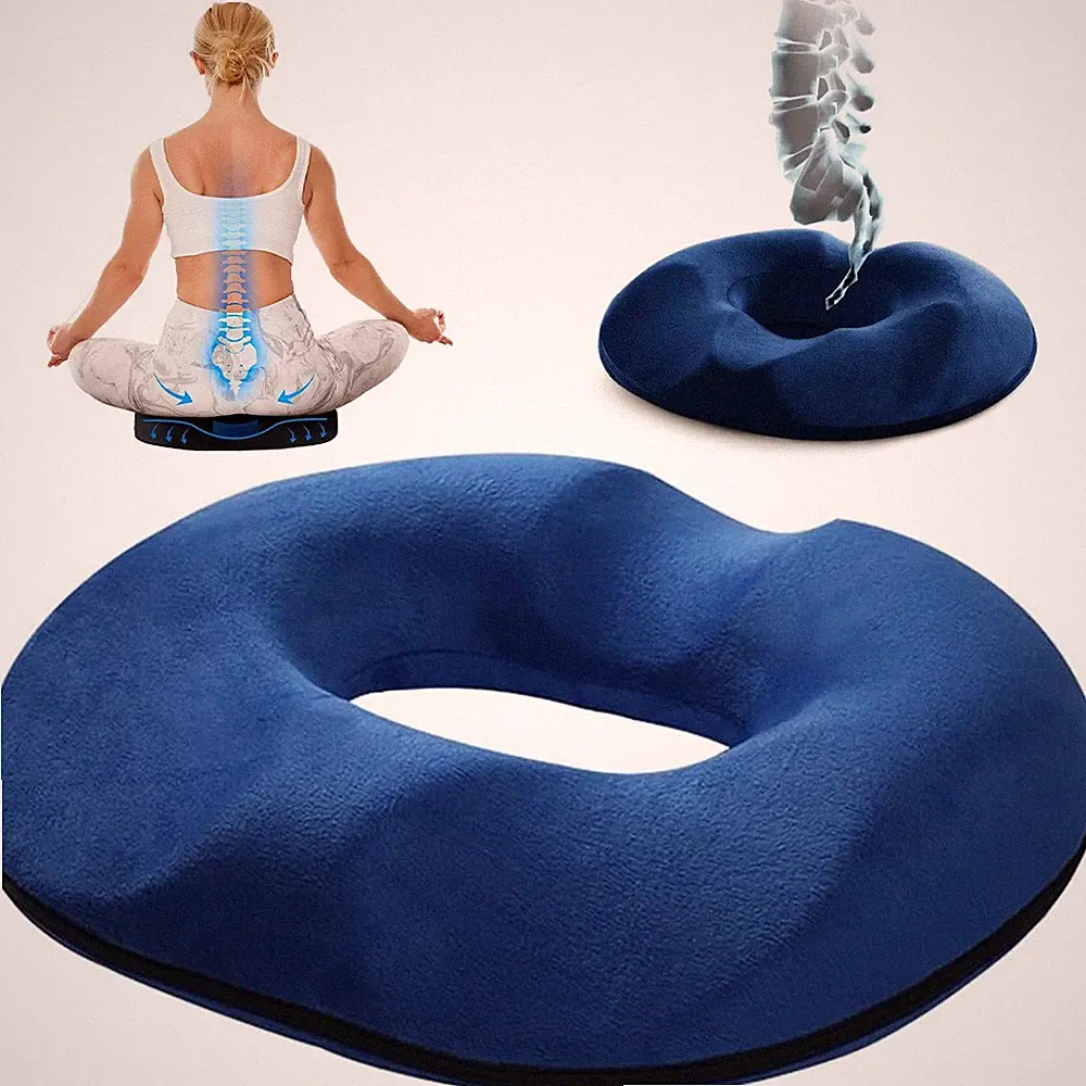 Donut Sitzkissen Orthopädisches Steißbeinkissen Memory Foam Stuhlkissen Stuhl DE