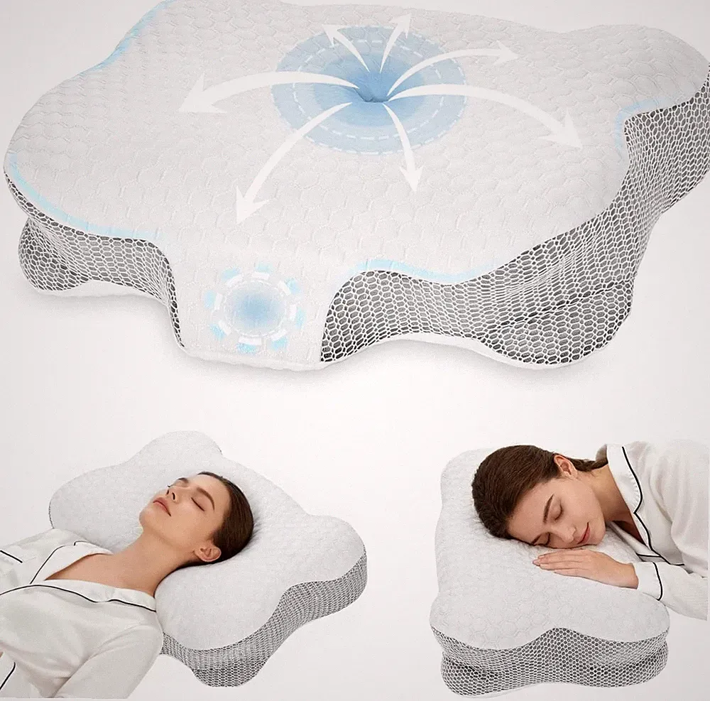 Dozion Nackenkissen zum Schlafen Orthopädisches Memory Foam Kissen, Ergo...