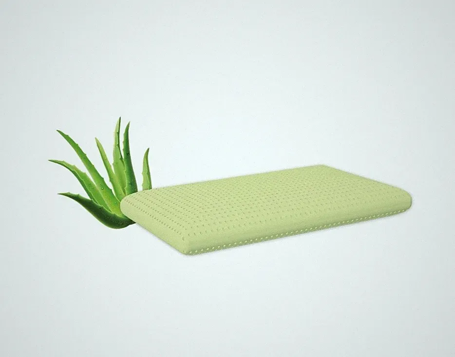 Duftkissen Aloe Vera orthopädisches ergonomisches Kissen+ Gratis Baumwollüberzug