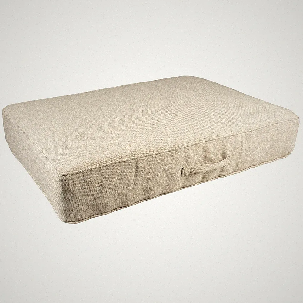 Duvo+ Hundekissen Duratex Orthopädisch beige für Hunde mit Federn