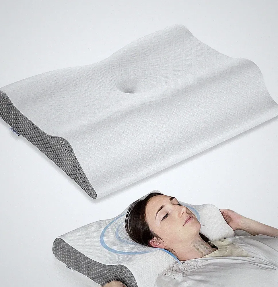 Elviros Kissen für Nackenschmerzen|orthopädische Traktion für Schulterschmerzen
