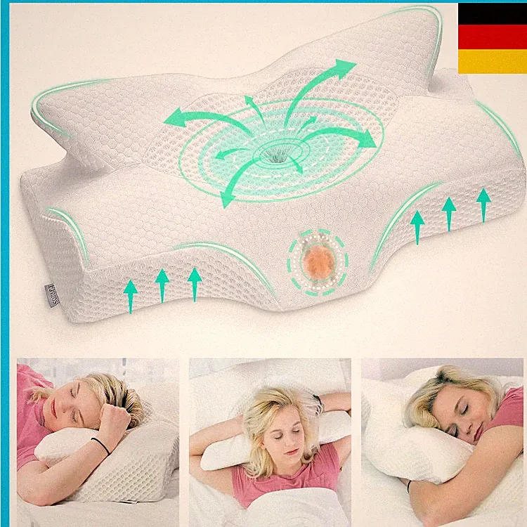 Elviros Orthopädisches Kissen Memory Foam 64 x 12,5 1