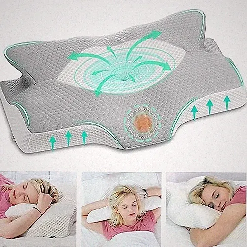 Elviros Orthopädisches Memory Foam Nackenkissen Nackenschmerzen Kissen