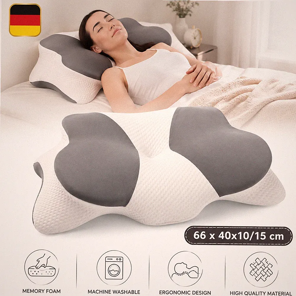 Nackenkissen mit abnehmbarer Abdeckung