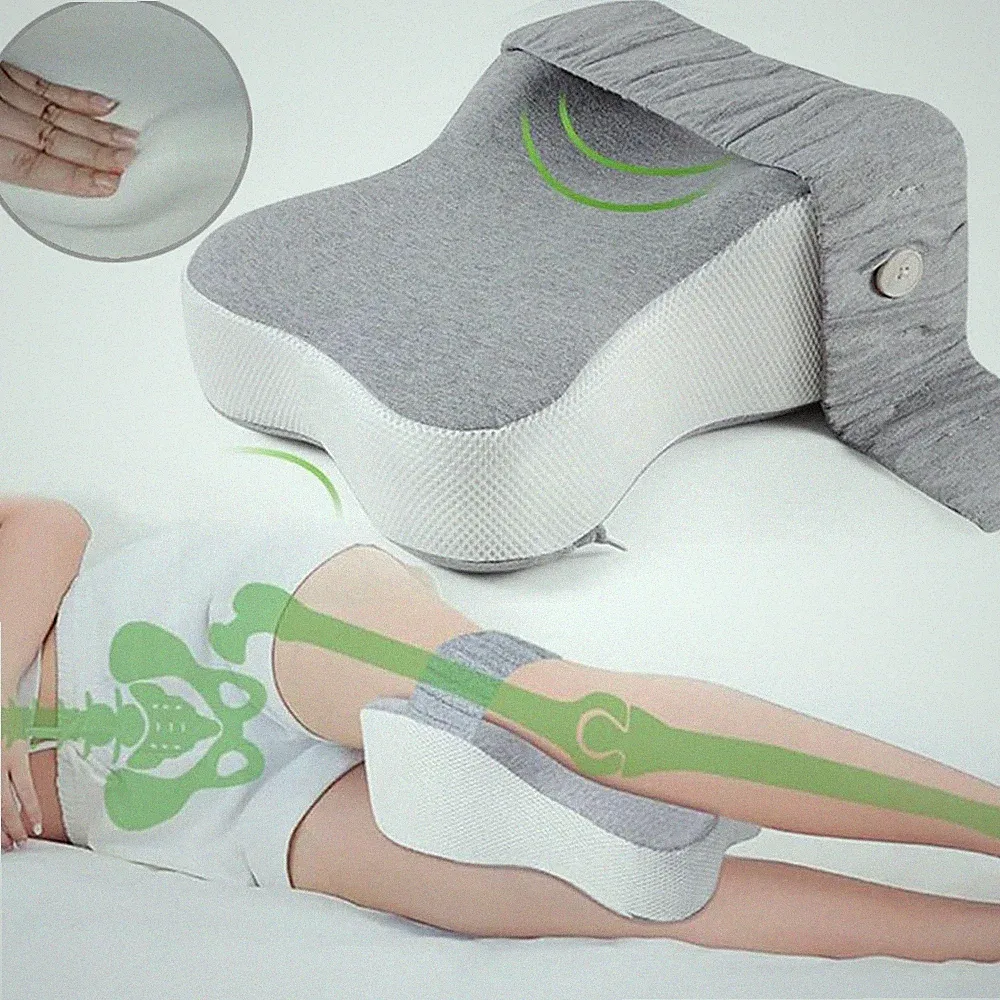 Ergonomische Seitenschläferkissen Memory Foam Kniekissen Schlafkissen Beinkissen