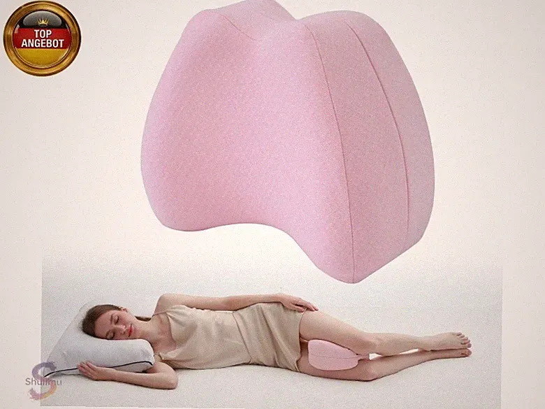 Ergonomisches Kniekissen gegen Schmerzen - Orthopädisches Beinkissen für Beine