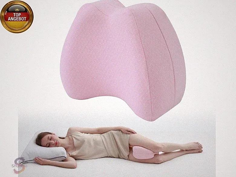Ergonomisches Kniekissen gegen Schmerzen - Orthopädisches Beinkissen für Beine