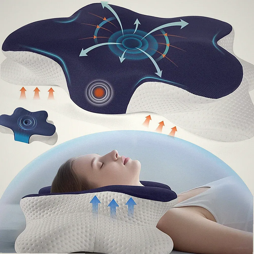 Ergonomisches Nackenkissen Kopfkissen Schmetterlingskissen Orthopädisches Kissen