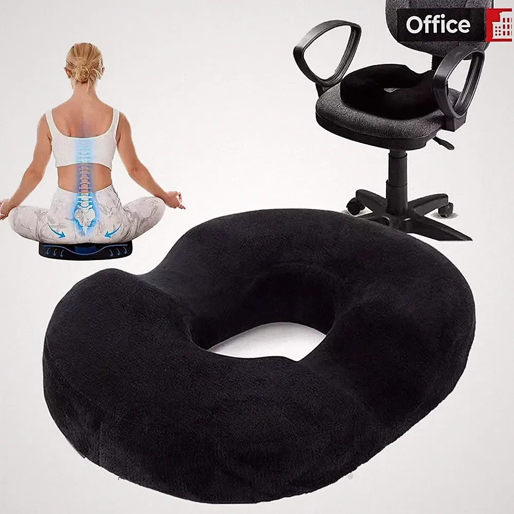 Ergonomisches Orthopädisch Hämorrhoiden Steißbein Kissen, Donut Sitzring!