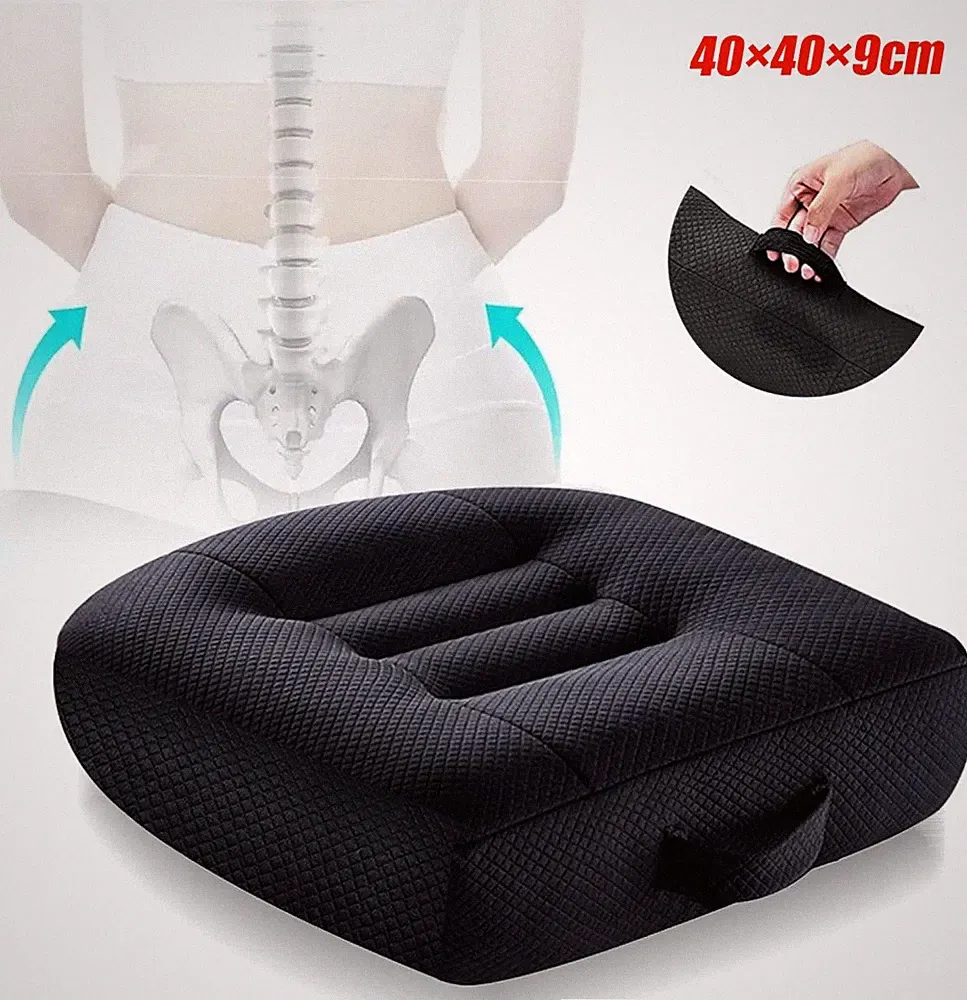Ergonomisches Orthopädisch Sitzkissen Auto Sitzerhöhung Kissen für Auto, Büro