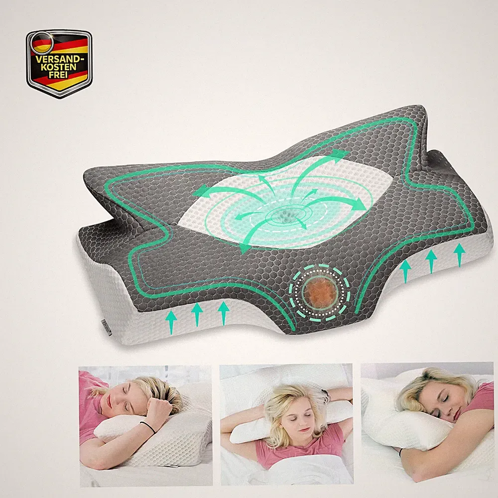 Ergonomisches Schlafkissen für Nacken-und Schulterschmerzen