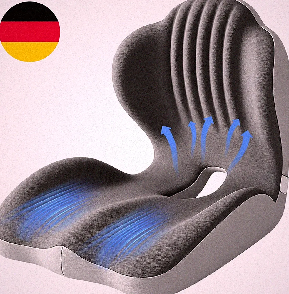 Ergonomisches Sitzkissen Aus Memory-Schaum, Sitzkissen Orthopädisch | Memory L-F